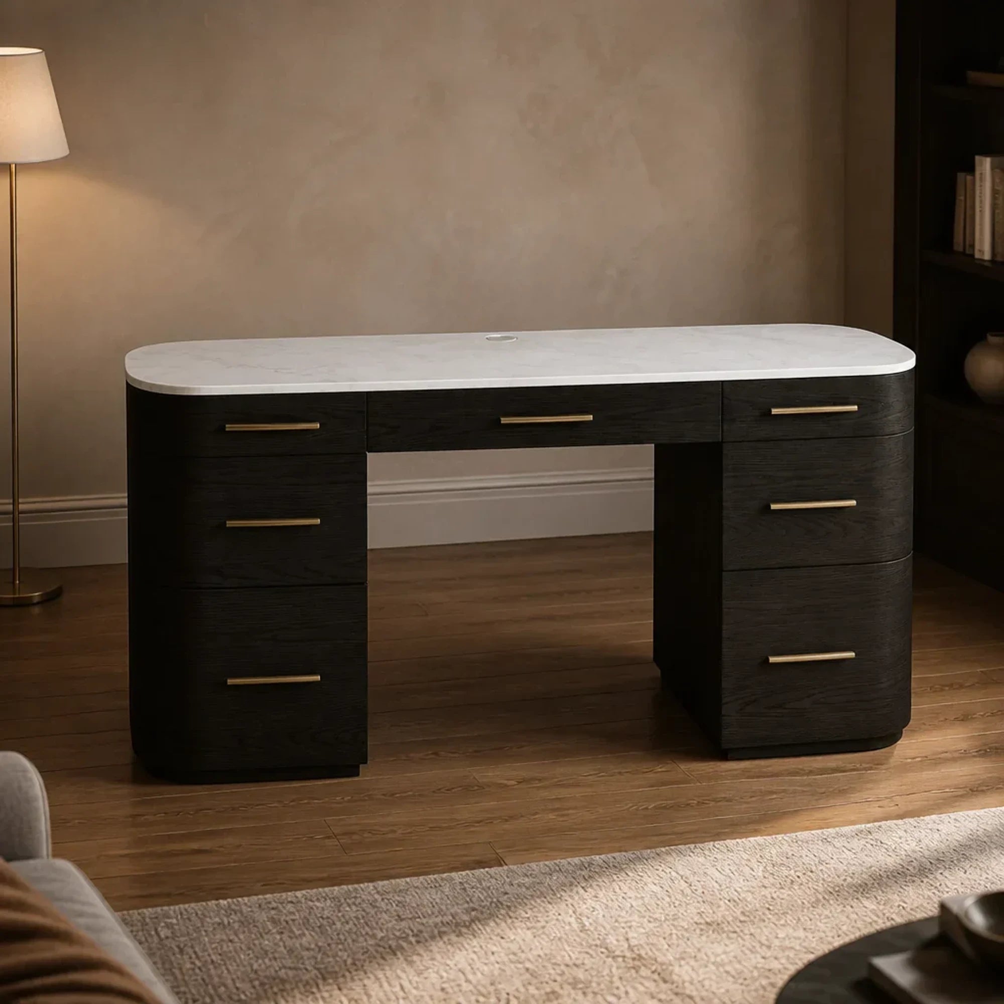 EBONY / CARRARA