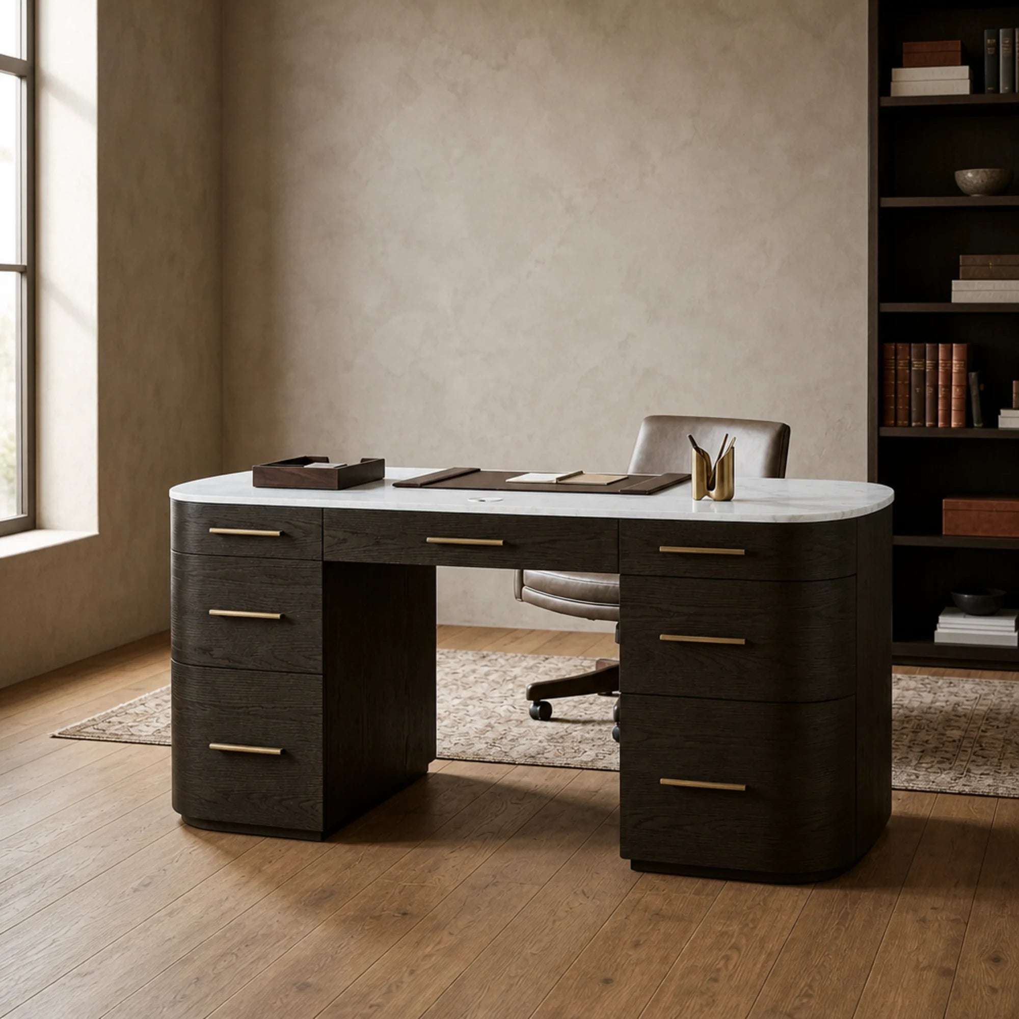 EBONY / CARRARA