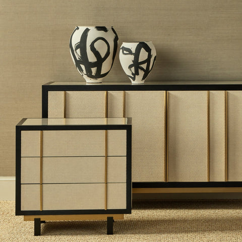 Deanna Raffia Nightstand