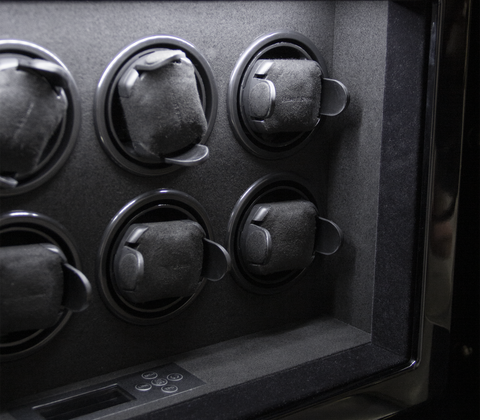 Knox Watch Winder Safe with Fort Knox-Inspired Armor Design