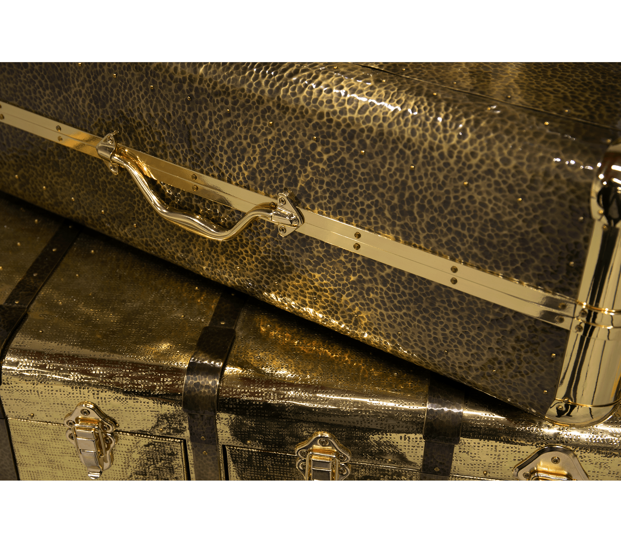 Champagne Gold Vault Safe with High-Security Storage and