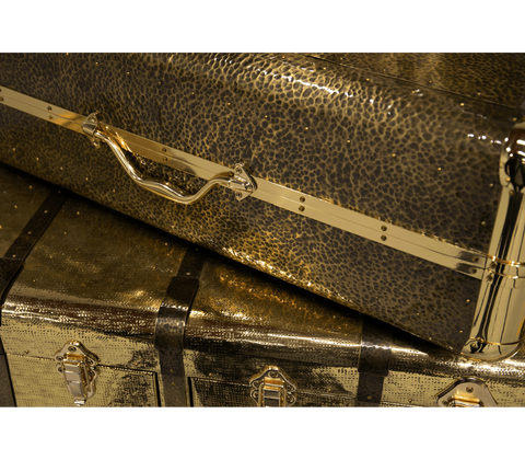 Champagne Gold Vault Safe with High-Security Storage and