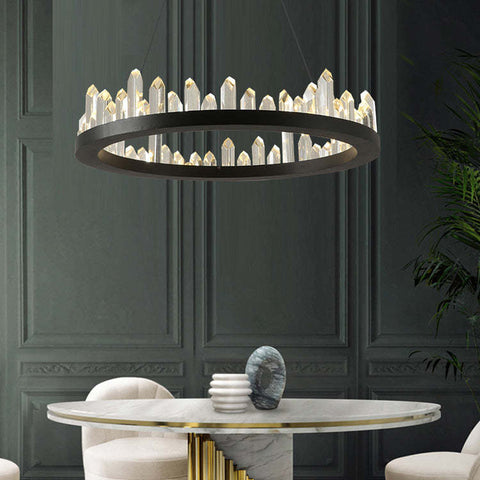 Housegent Letty Crystal Ring Chandelier