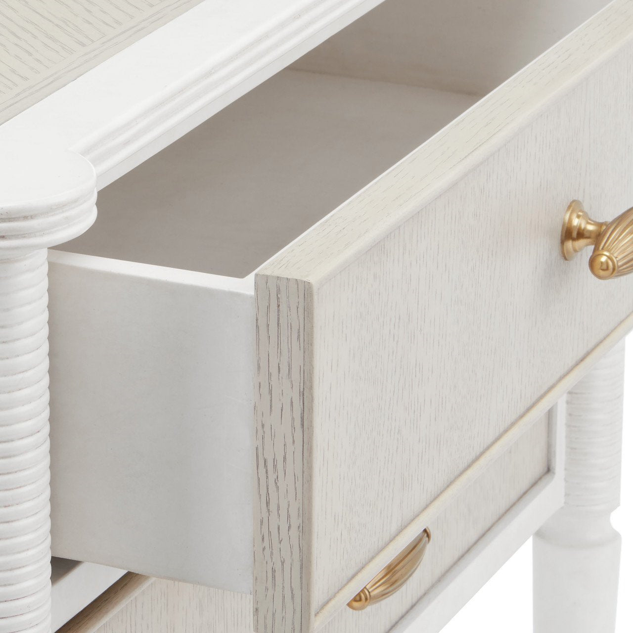 Alste White Nightstand