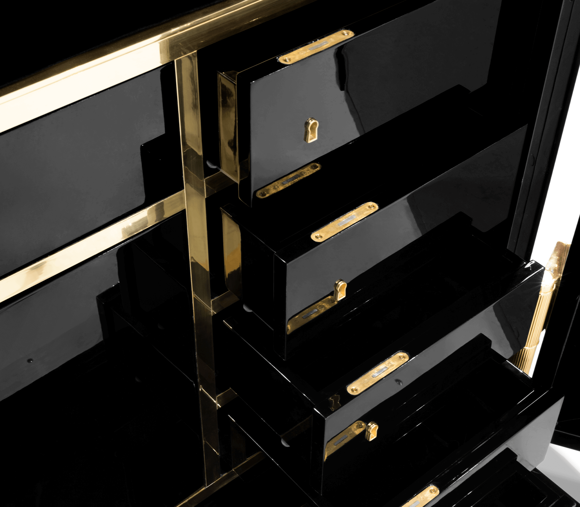 Collectible Vault Safe with Gold-Plated Finish and Secret