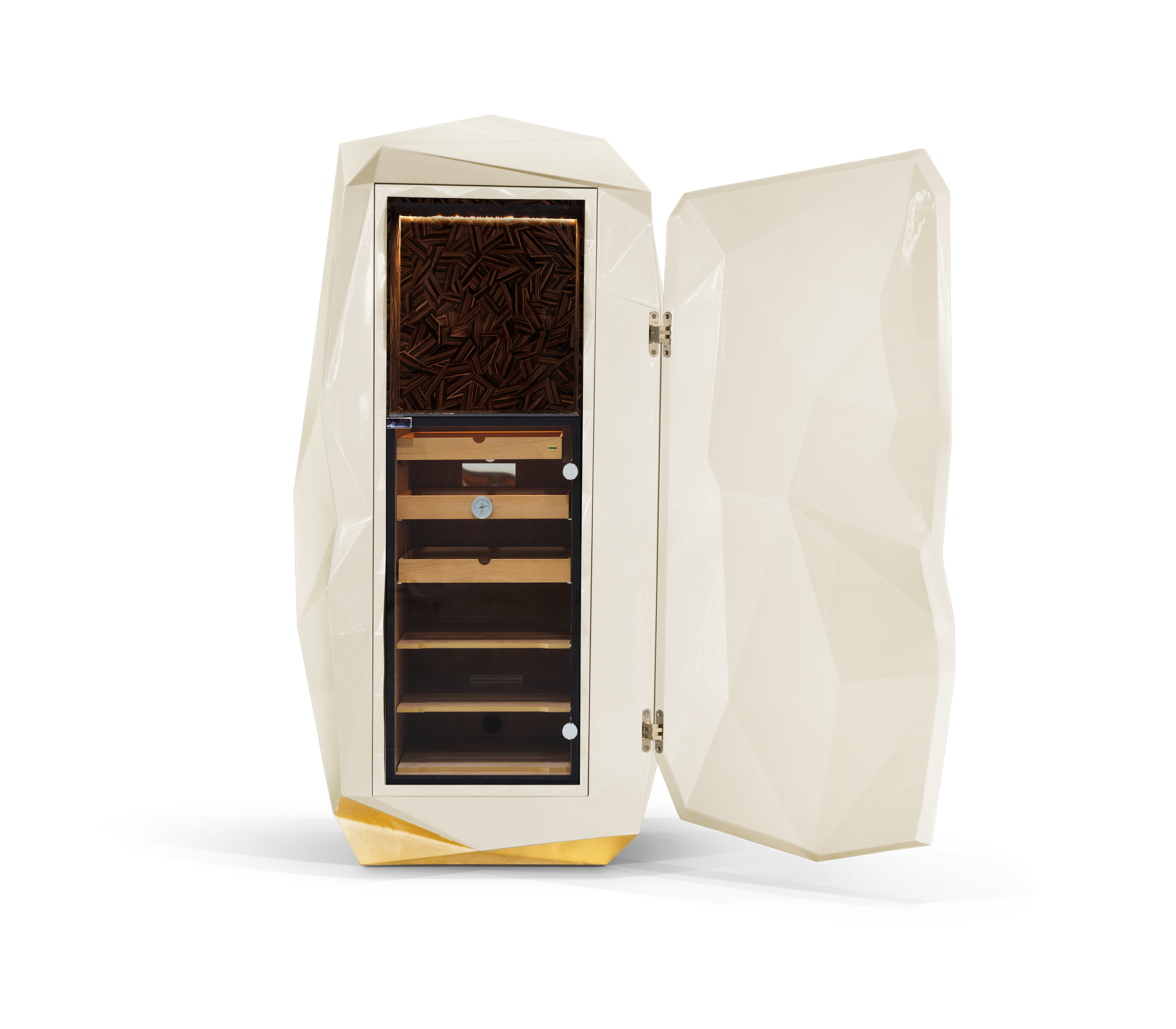 Diamond Floor Safe with Hidden Watch Winder and