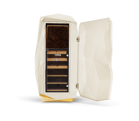 Diamond Floor Safe with Hidden Watch Winder and