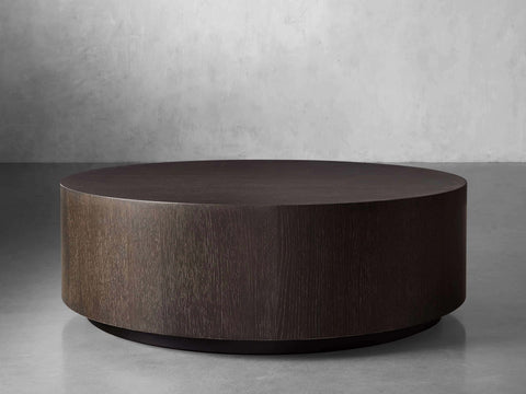 Sullivan Wood Round Coffee Table Oak Sofa Center Tea Table