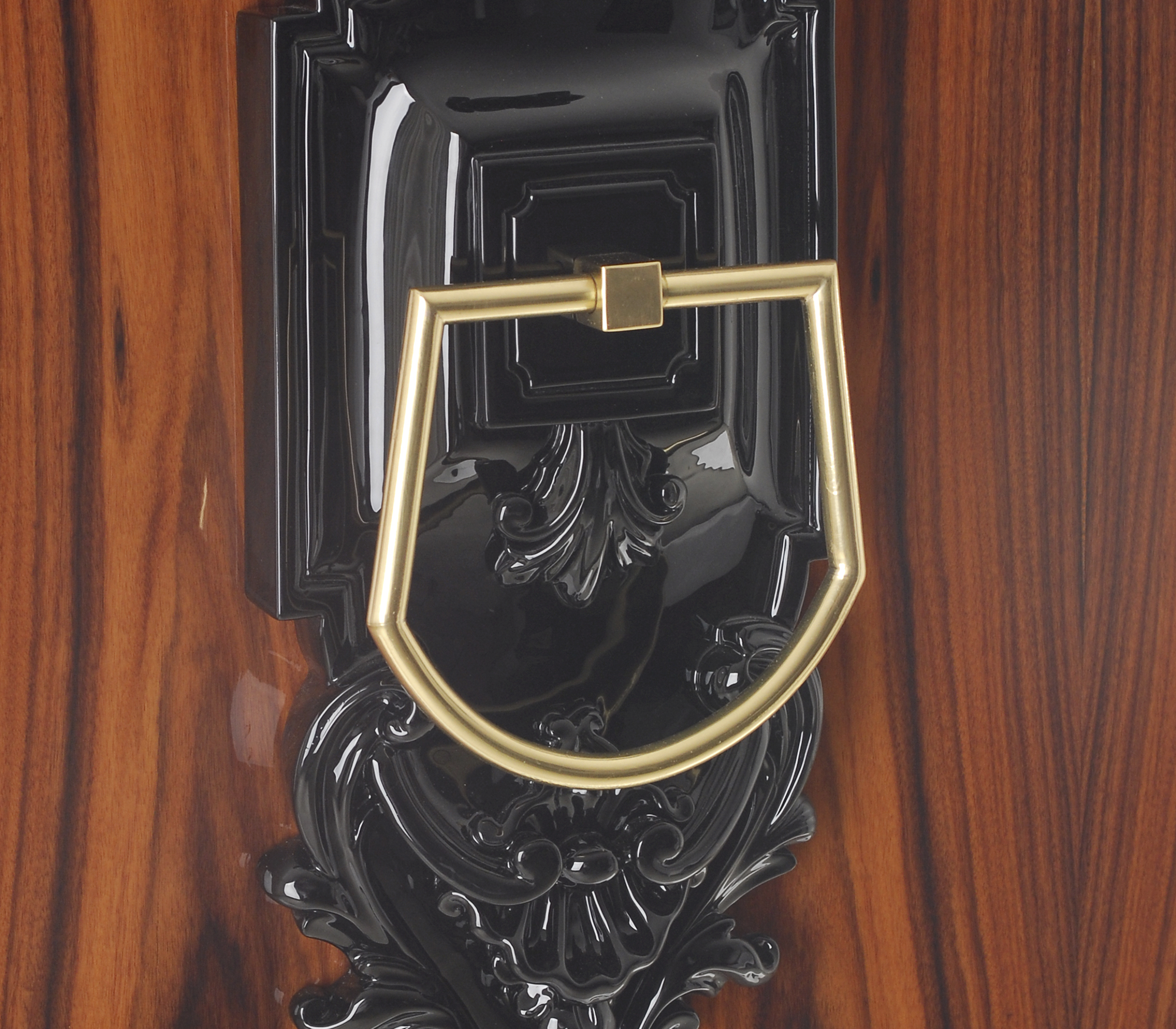Sculptural Display Cabinet with Glass Shelves and Storage