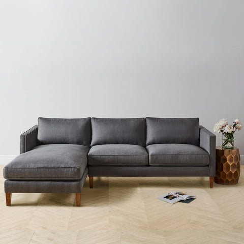 Crossen Sectional Sofa - Performance Linen Graphite