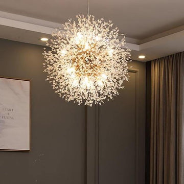 Housegent Isidore Crystal Dandelion Chandelier