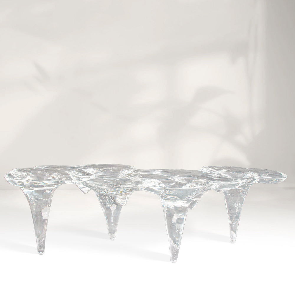 Water Shape Acrylic Coffee Table