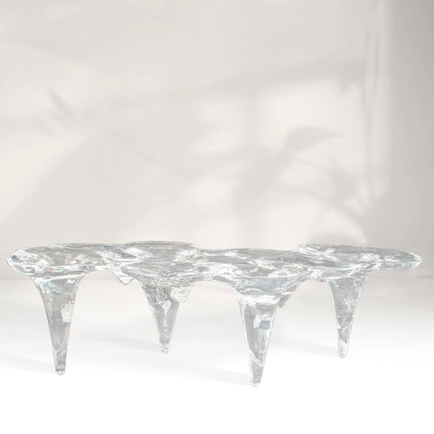 Water Shape Acrylic Coffee Table