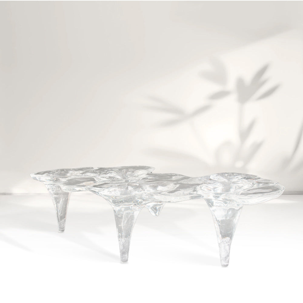 Water Shape Acrylic Coffee Table