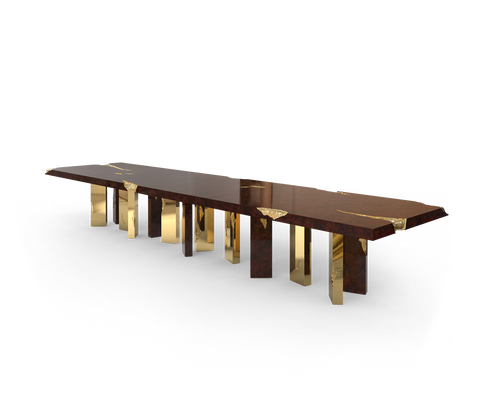 Empire Poplar Root Dining Table