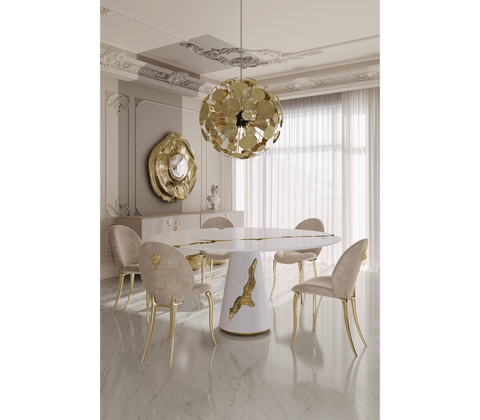 Lapiaz Black Lacquer Dining Table