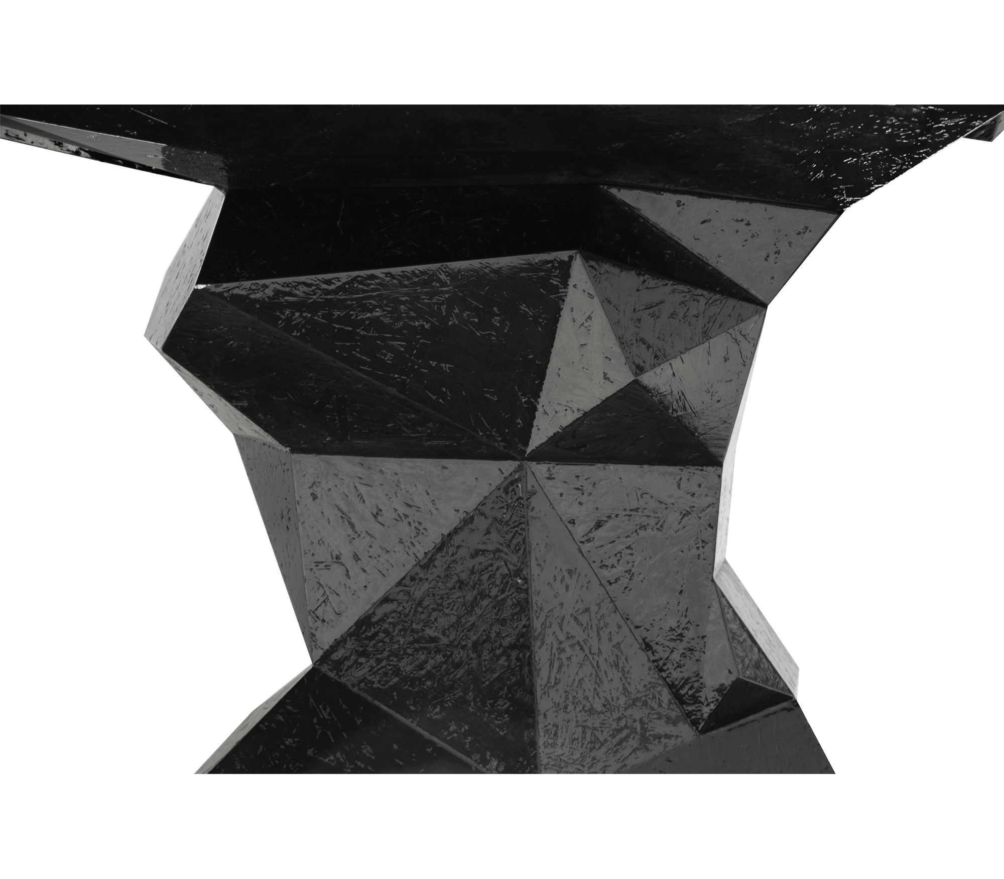 Faceted Design Dining Table for Dining Room