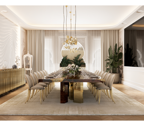Empire Poplar Root Dining Table
