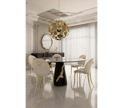 Lapiaz Black Lacquer Dining Table