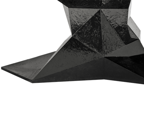 Faceted Design Dining Table for Dining Room