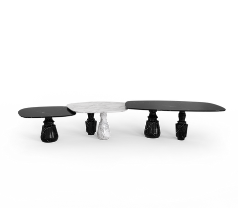 Pietra Nero Marquina Modular Dining Table