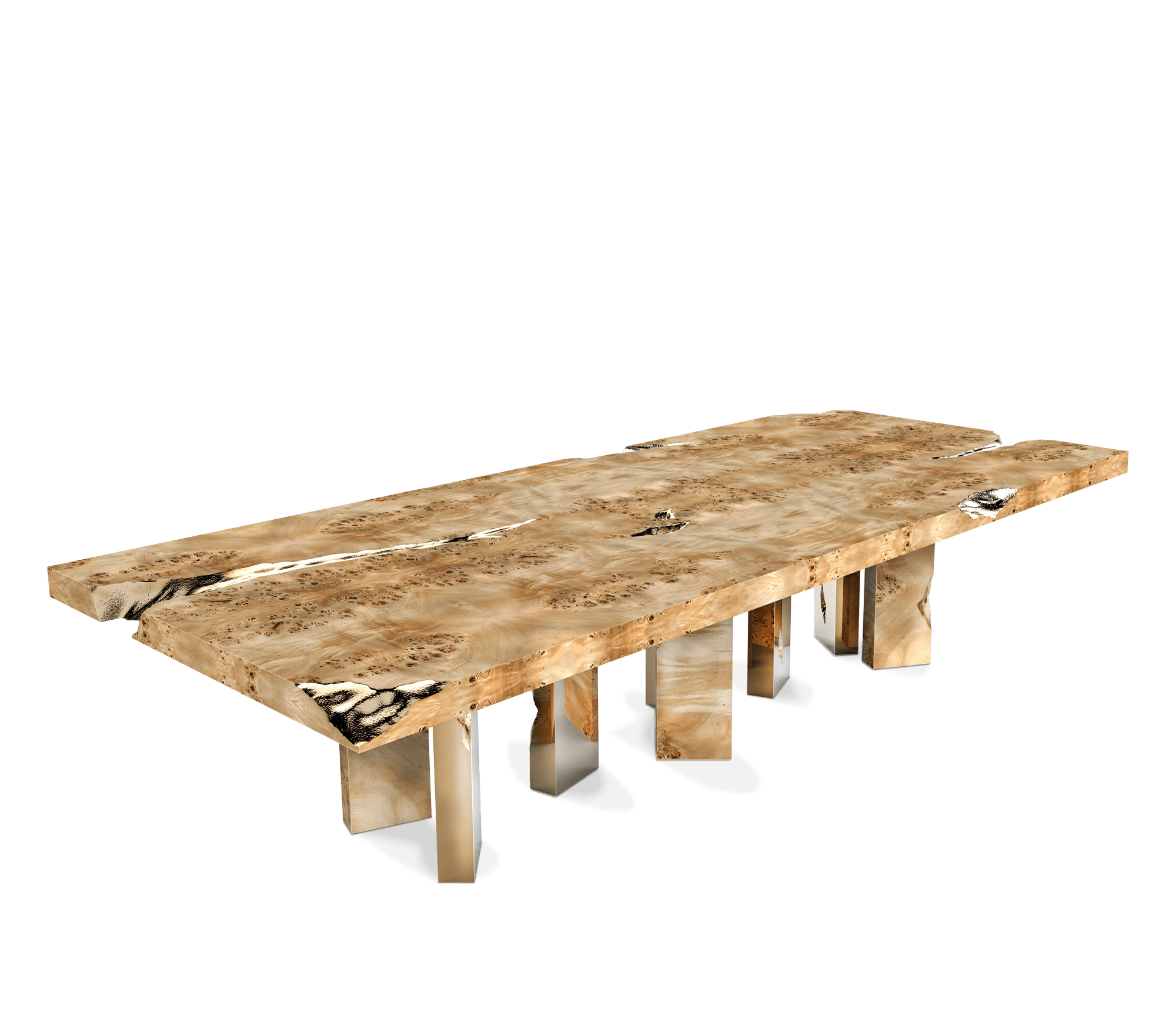 Empire Poplar Root Dining Table