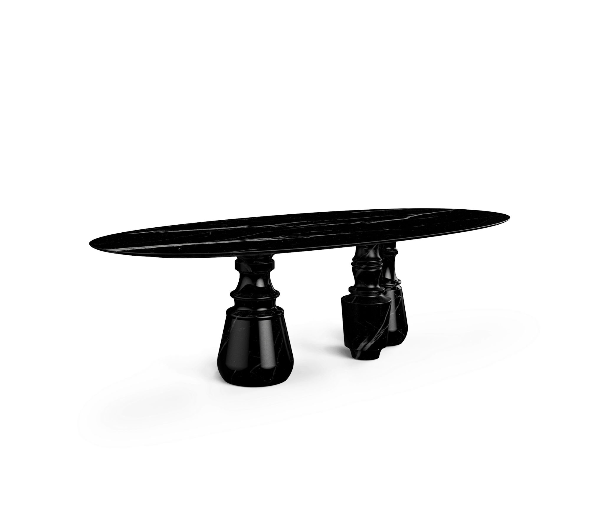 Pietra Oval XL Marble Dining Table