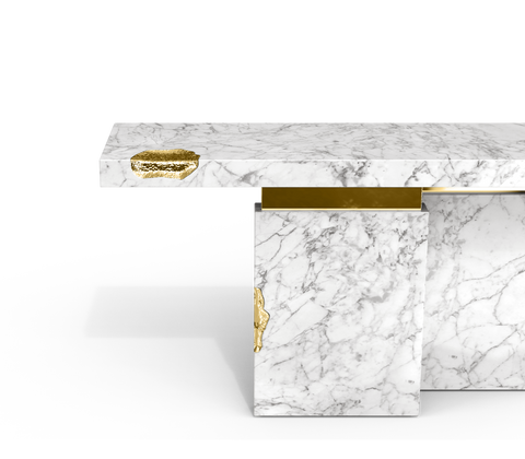 Brass Mirrored Gold Sculptural Form Cabinet Entryway
