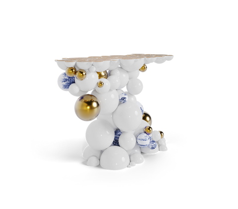 Newton Consoles Azulejo Sculptural Entryways Cabinet Table