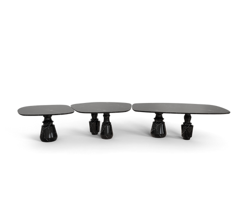 Pietra Nero Marquina Modular Dining Table