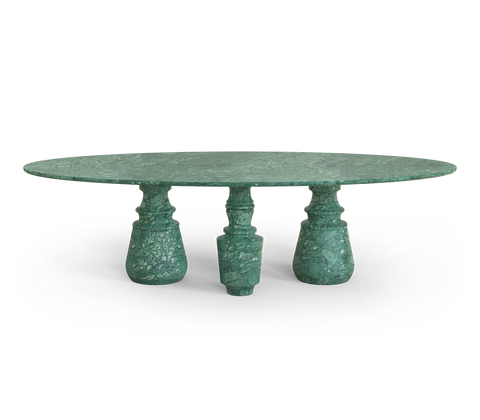 Pietra Oval XL Marble Dining Table