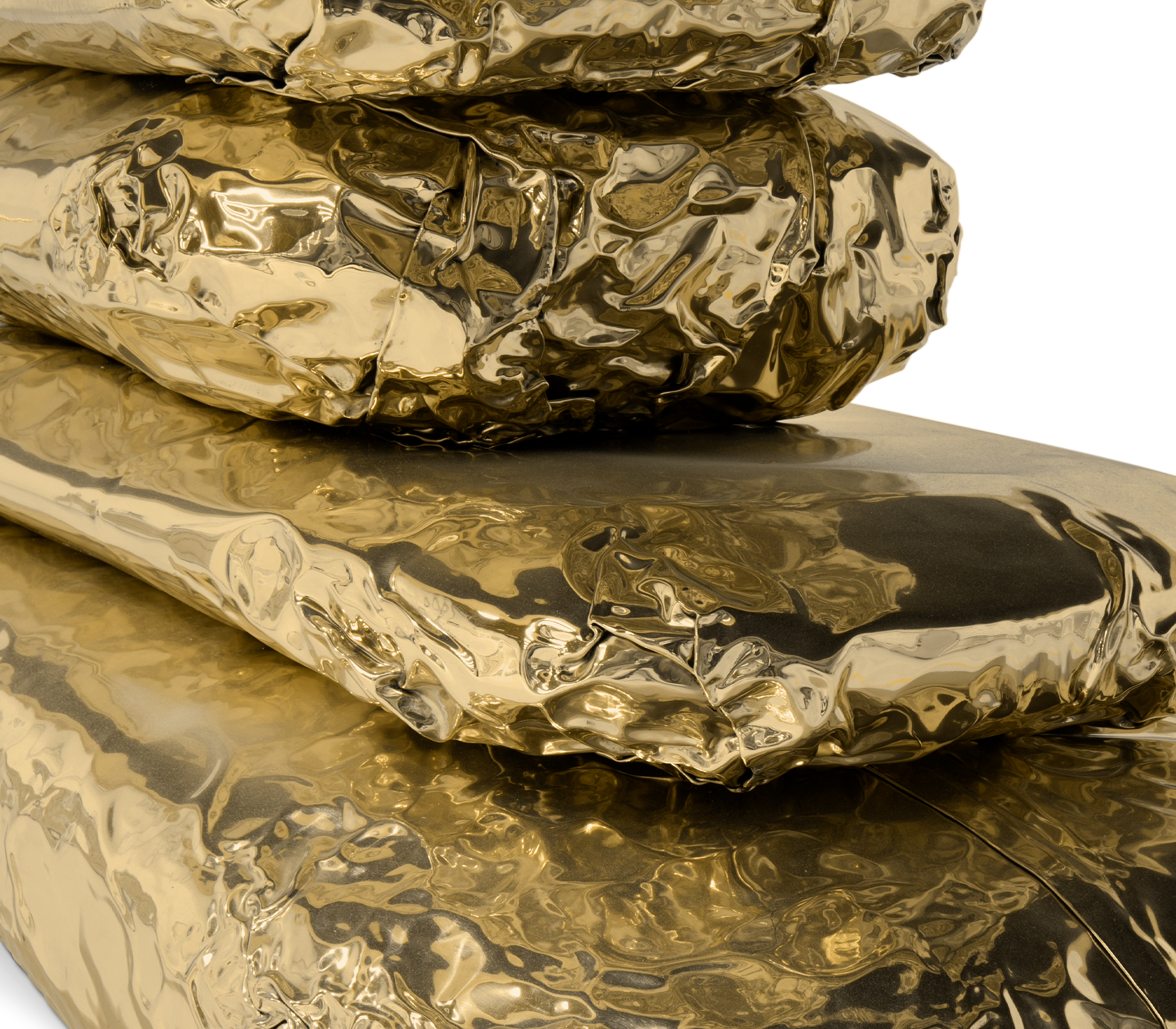 Stonehenge Marble and Brass Dining Table
