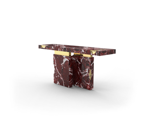 Brass Mirrored Gold Sculptural Form Cabinet Entryway