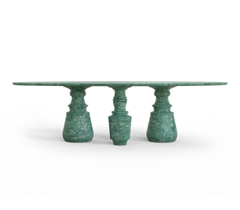 Pietra Oval XL Marble Dining Table