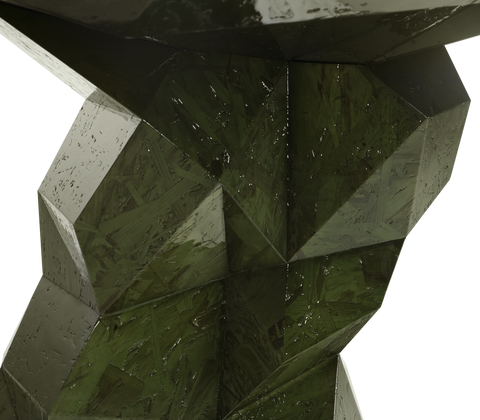 Faceted Design Dining Table for Dining Room