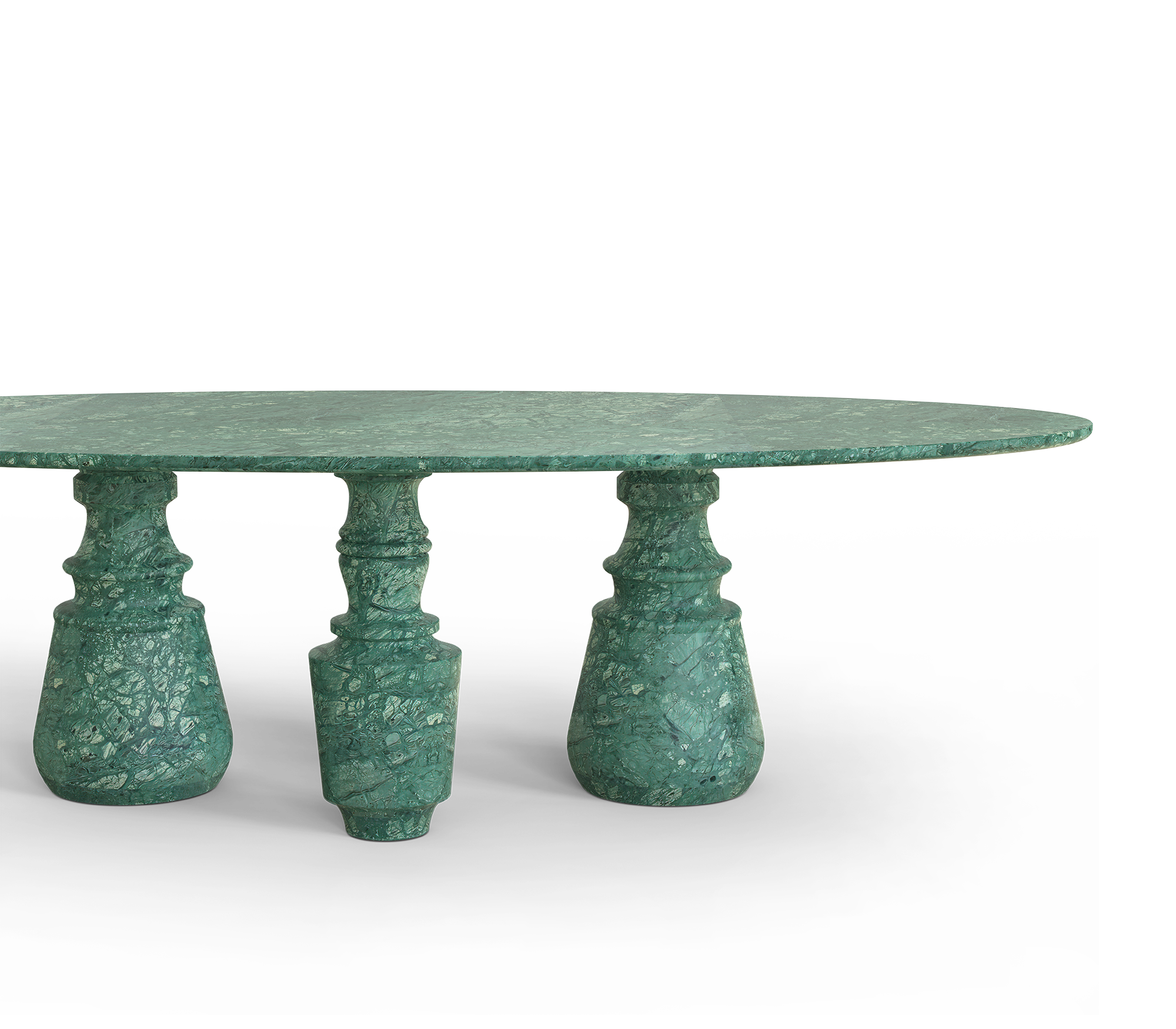 Pietra Oval XL Marble Dining Table