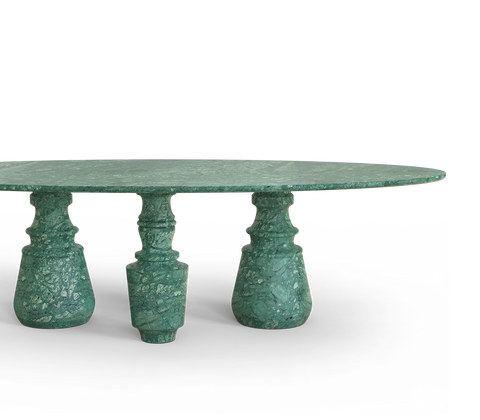Pietra Oval XL Marble Dining Table