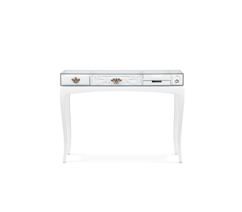 Soho Consoles with Modern Lacquered Entryways Cabinet Table