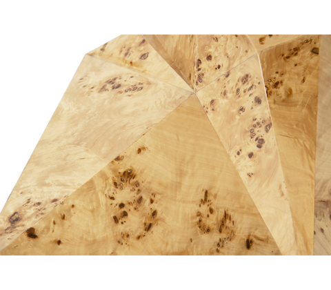 Faceted Design Dining Table for Dining Room