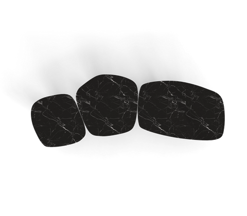 Pietra Nero Marquina Modular Dining Table