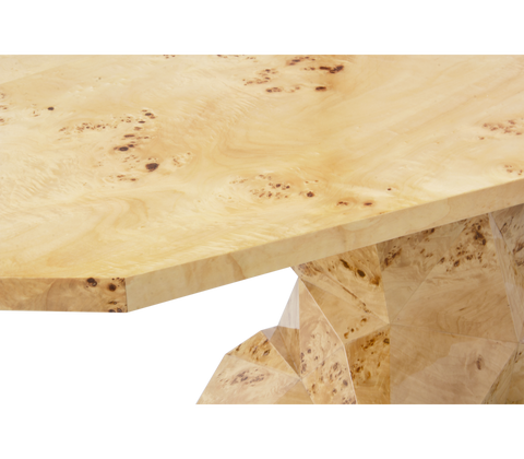 Faceted Design Dining Table for Dining Room