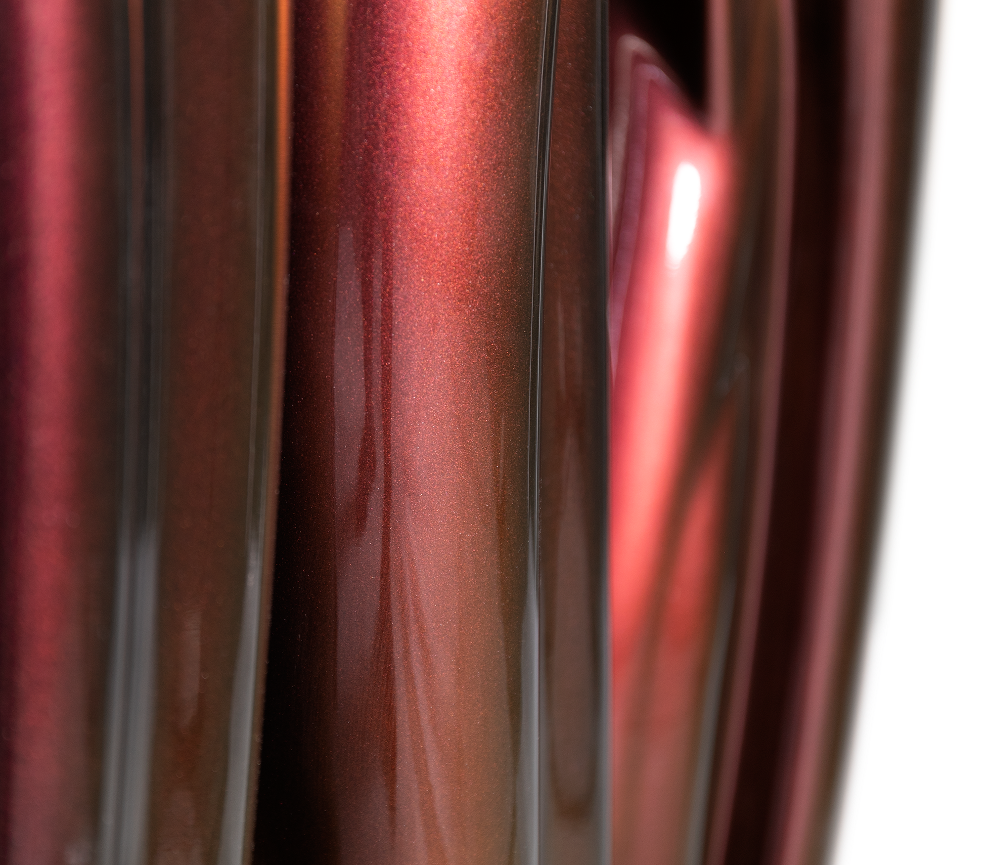Lacquer Blue Sculptural Form Cabinet