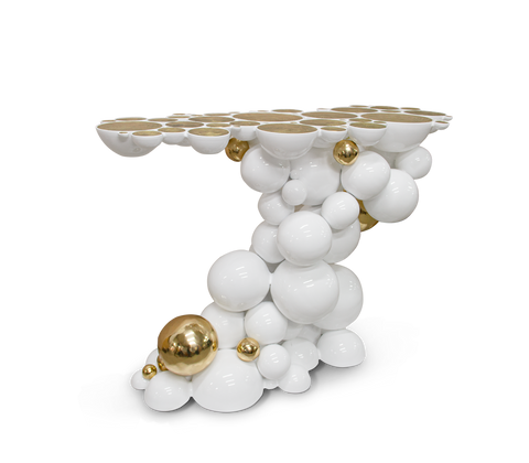 Newton Consoles Azulejo Sculptural Entryways Cabinet Table