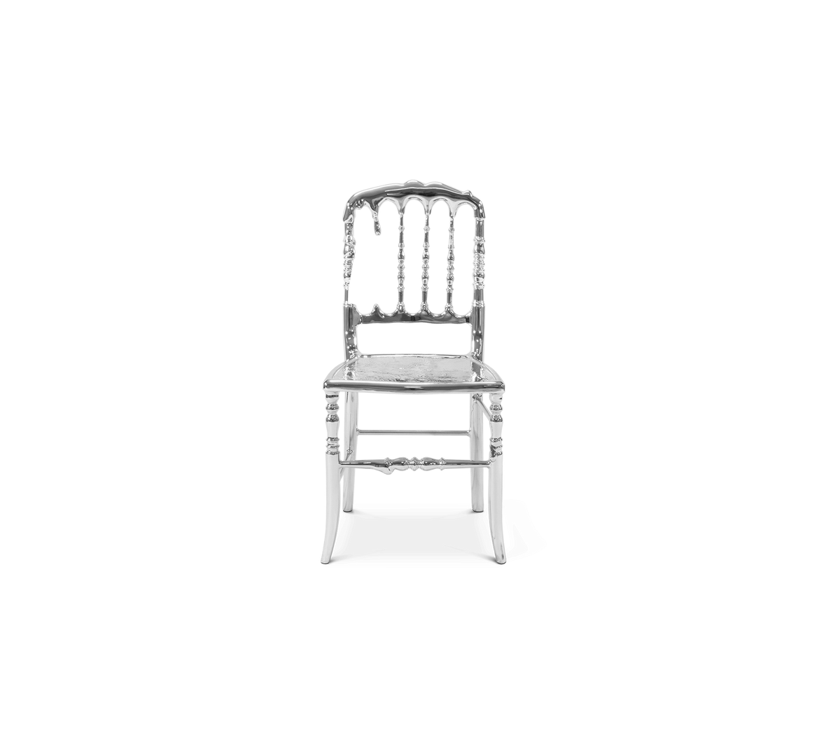 Emporium Silver Surrealist Cast Aluminium Chair
