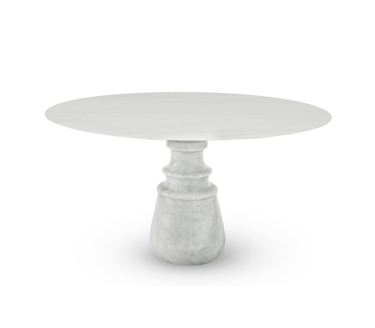 Pietra Round Classic Estremoz Marble Dining Table