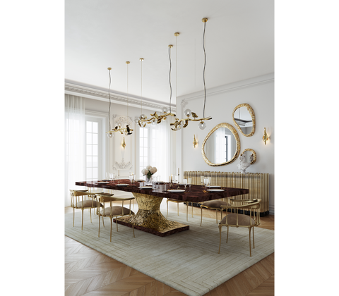Metamorphosis Sculptural Walnut Root Dining Table
