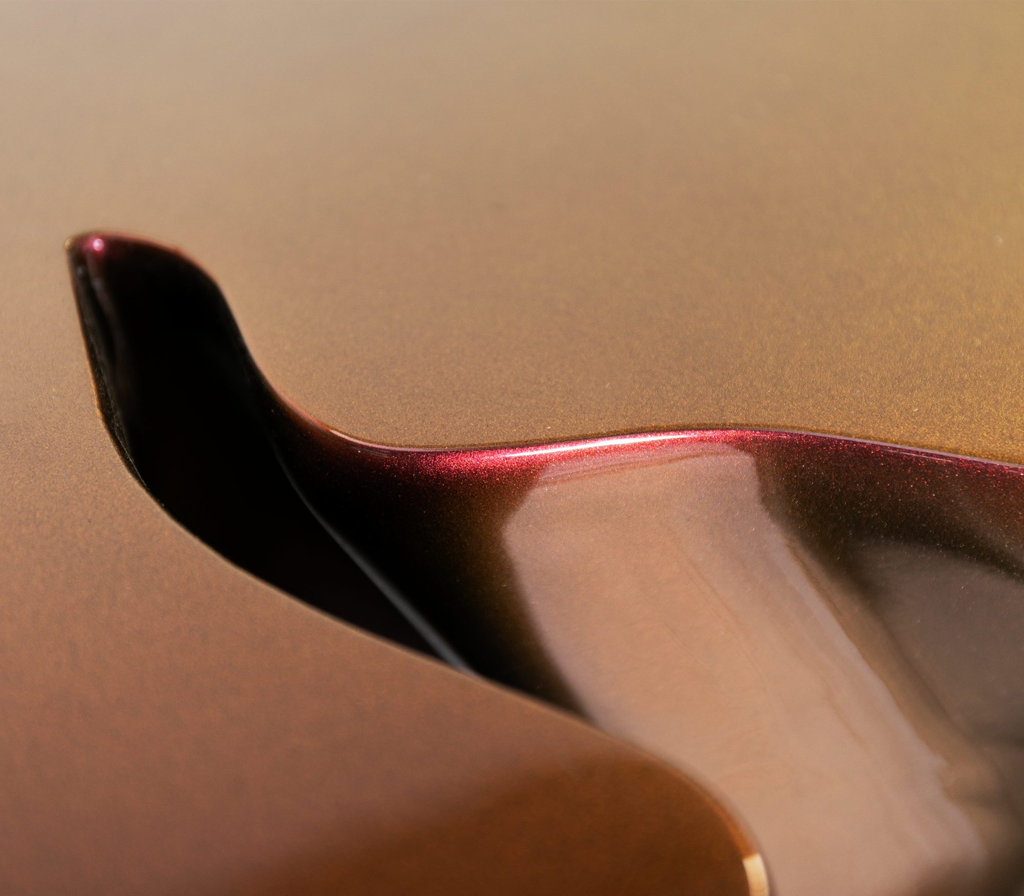Lacquer Blue Sculptural Form Cabinet