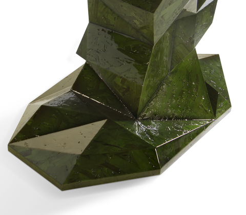 Faceted Design Dining Table for Dining Room