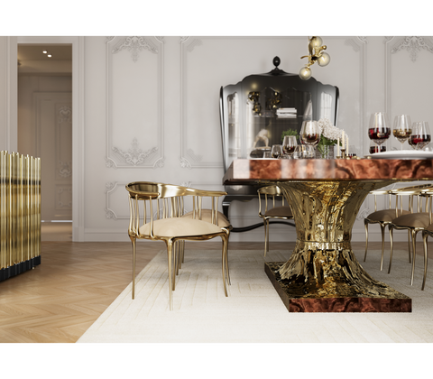 Metamorphosis Sculptural Walnut Root Dining Table