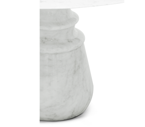 Pietra Round Classic Estremoz Marble Dining Table